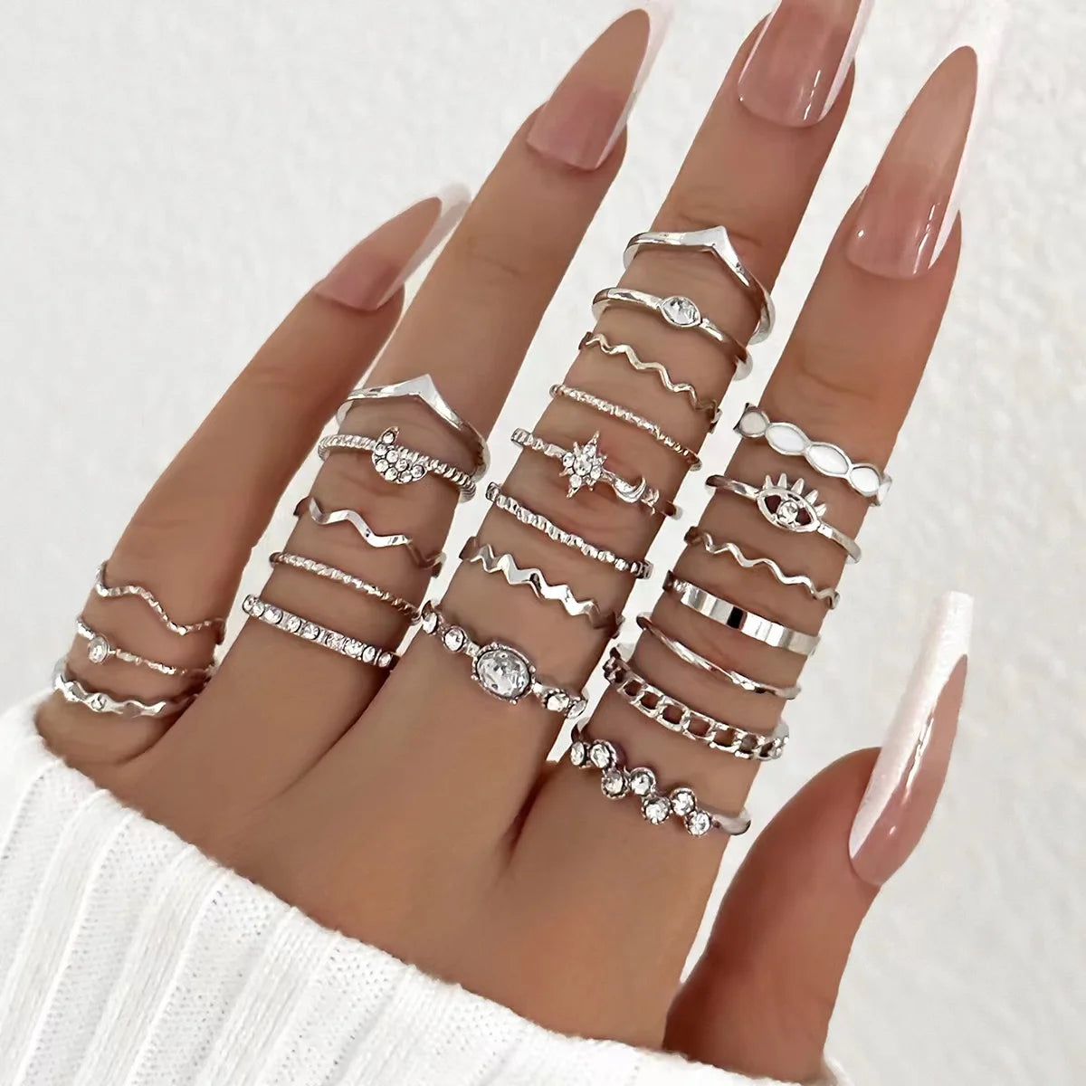 Zircona Luxe Stack Rings
