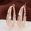 CrystalWave Hoop Earrings