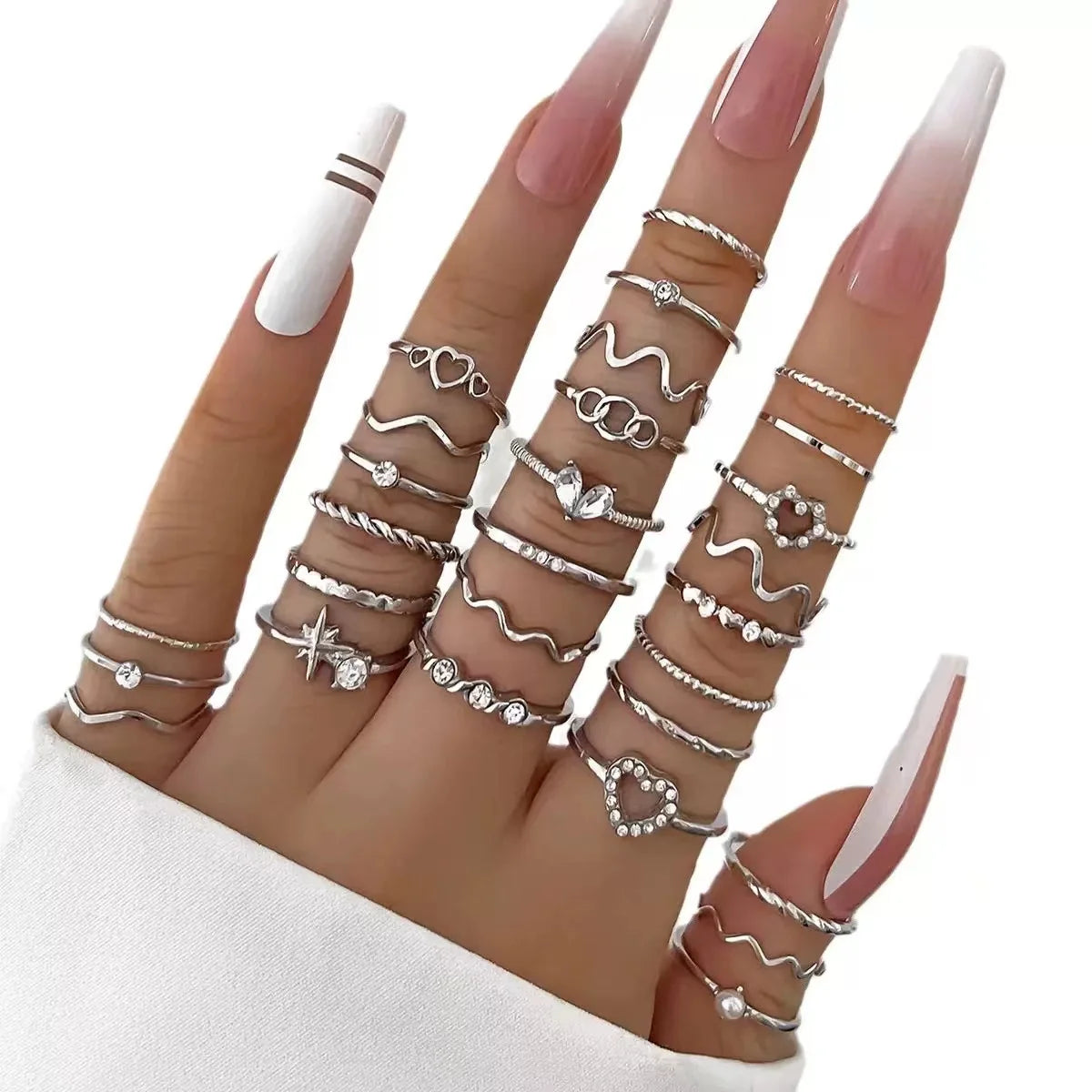 Zircona Luxe Stack Rings