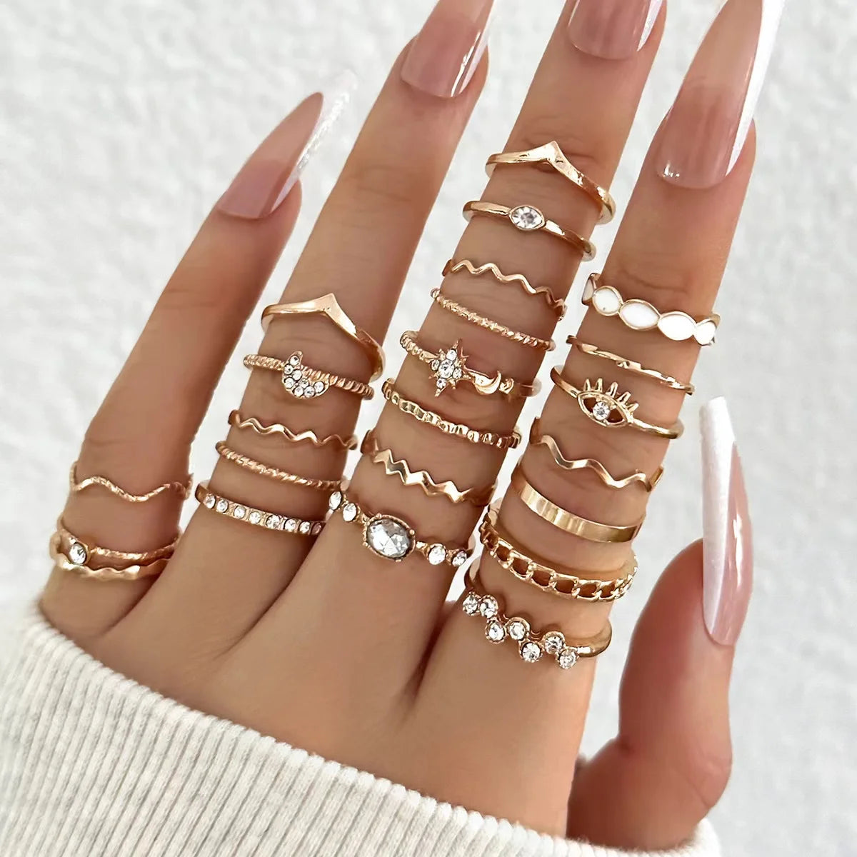 Zircona Luxe Stack Rings